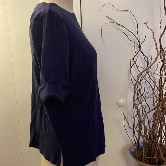 Lauren Ralph Lauren Stretch Cotton Boatneck Tee - Picture 5 of 6